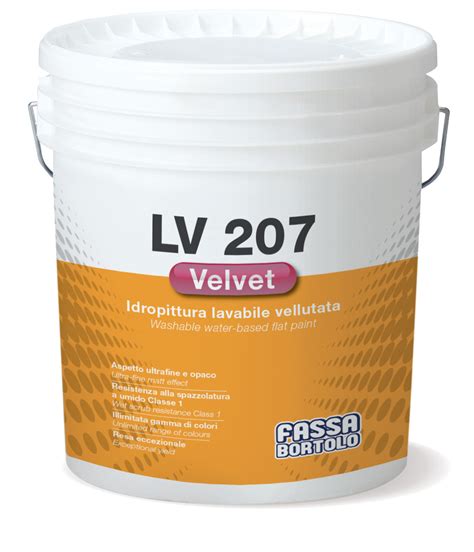 lv 207 velvet scheda tecnica|Idropittura Fassa Bortolo .